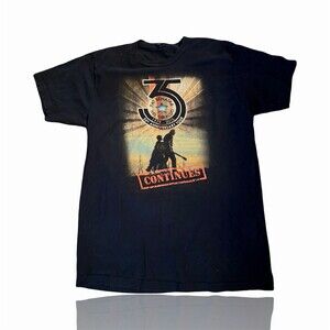 Pat Benatar Neil Giraldo 35th Anniversary Tour Graphic T-Shirt Black Large